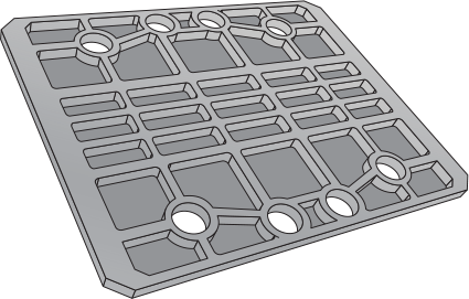 Bottom Board (Alum. Ribbed)