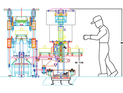 FIG.1 INSPECTION, BLOW OFF AND CORESETTING