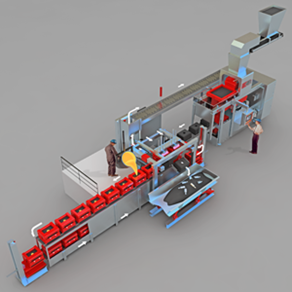 Hunter Linear Mold Handling System: Type I